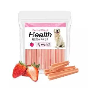 자이언트 덴탈 껌 딸기맛260g1P 강아지 애견 개껌 대형견양치껌 (W6056A0)