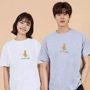 키밍 당근 헬스 반팔티브랜드 여자흰티셔츠 여성반팔 그래픽반팔티 단체반팔티 (W692CDA)