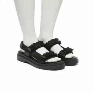 슈콤마보니 Butter velcro sandal black DG2AM26008BLK 2