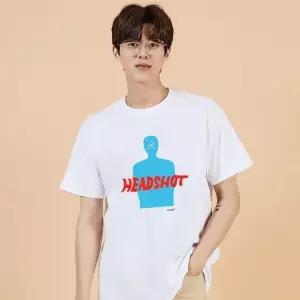 고품질 키밍 헤드샷 남자면반팔 남자여름코디 스트릿 그래픽반팔티 단체반팔티 (W6B8259)