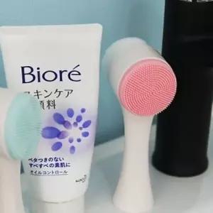 양면 세안 브러쉬 랜덤색상 모공 각질 세수 딥클렌징 세안솔 (W5C58D1)