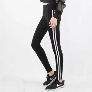 고품질 여자 2선 요가복 하의 레깅스 트레이닝 바지 줌바 줌바웨어 (W61CAD9)