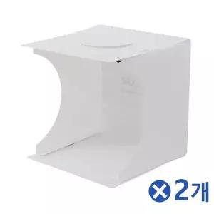 [오너클랜]TBZ 나만의 LED 포토박스 직선라이트x2개 방송장비 상품촬영
