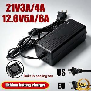 리튬 배터리 팩 충전기 12.6V 6A 고속 (전동 공구용) EU 플러그