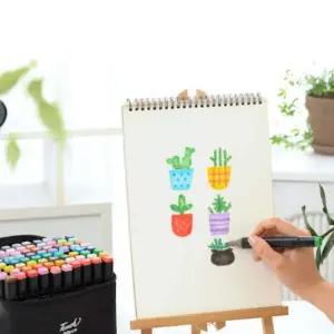 사인펜 48색 미술용 드로잉 마카 트윈 스케치