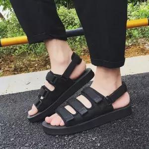 남자샌들 여자슬리퍼 스트랩 쪼리 샌달 (W6CF93F)
