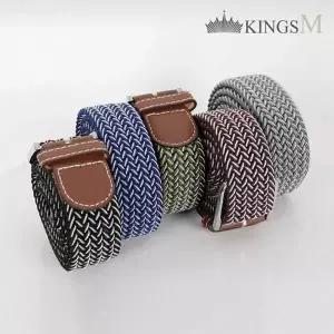 TBZ KING 화이트스판메쉬 벨트 남성벨트