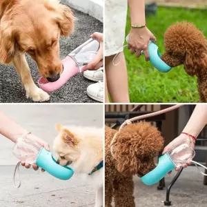 산책할때 필수품 강아지 고양이 애견 급수기 식수대 애견급수기 산책물통 (W71BC90)