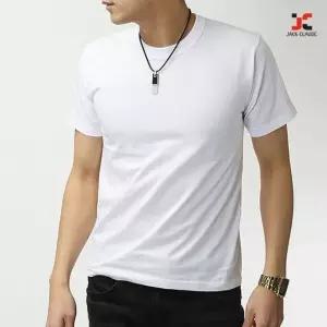 365BUY 베이직 남성 라운드 반팔티셔츠 면티 무지티 골지나시 면나시 (W7221C5)