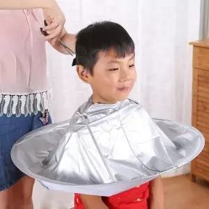 원형 컷트보 어린이 커트보 파마보 염 미용실가운 미용재료 미용실커트보 (W72299D)