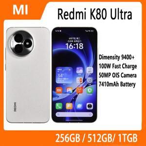 새로운 샤오미 레드미 K80 울트라 5G 6.83인치 1.5K 디스플레이 디멘시티 9400+ 50MP OIS 카메라 100W 7410