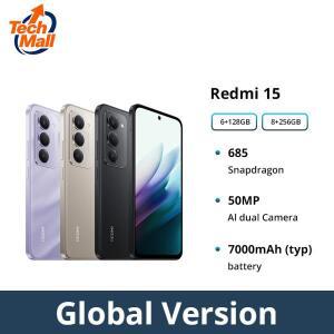 글로벌 버전 샤오미 레드미 15 스마트폰 스냅드래곤 685 6.9인치 144Hz FHD+ 50MP 모바일 7000mAh 배