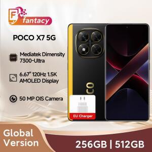 글로벌 버전 포코 X7 스마트폰 디멘시티 7300 울트라 6.67인치 1.5K AMOLED 커브드 디스플레이 50MP 카메라
