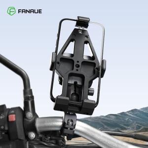 FANAUE 오토바이 휴대폰 홀더 360 °   ATV/UTV 자전거 자전거 오토바이용 회전 조절식 알루미늄 합금 핸들