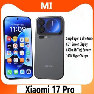 샤오미 17 프로 스마트폰 중국 버전 스냅드래곤 8 엘리트 라이카 6.3인치 디스플레이 50MP 카메라 6300mAh