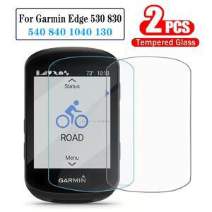 호환용 가민 Garmin Edge 540 840 530 830 1040 130 2 Pcs 화면 보호기 자전거 GPS 스톱워치 유리 필름 액