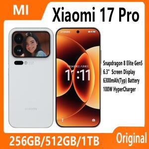 샤오미 17 프로 스마트폰 스냅드래곤 8 엘리트 Gen5 6300mAh 배터리 100W 하이퍼 차지 6.3인치 디스플레이
