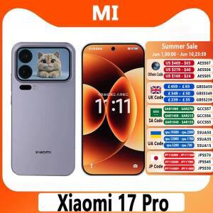 샤오미 17 프로 중국 버전 스마트폰 6.3인치 디스플레이 스냅드래곤 8 엘리트 50MP 카메라 6300mAh 배터리