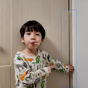 방문 손끼임방지 커버 안쪽용 반투명닫힘 끼임 닫힘 보호대 문틈