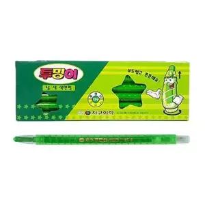 [셀러에이드]낱색 연두색 연필 12자루 채점용 색연필 세트 문구용품