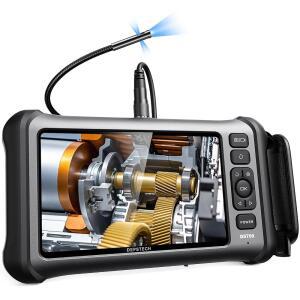 DEPSTECH 내시경, 7인치 IPS 스크린 보어스코프 카메라(라이트 포함), 트리플 렌즈 검사 카메라(사운드 레코딩 1080P HD 7.9mm 스네이크 카메라, 16.5피트 구스넥 카메라(자동차 벽 파이프 HVAC용)