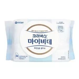 유한킴벌리 크리넥스 마이비데 퓨어 캡 50매x12팩