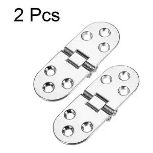 2pcs 78*30mm 경첩 접이식 테이블 아연 합금 플립 탑 캐비닛 도어 가구 문 및