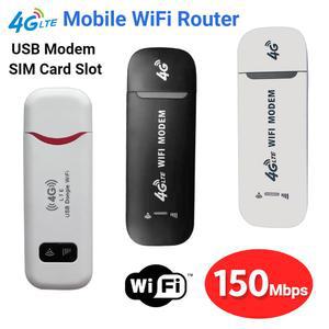 포켓 와이파이 핫스팟 동글 라우터 USB 150MBPS 모바일 무선 LTE 모뎀 4G