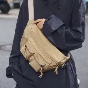 WL 투포켓 힙색 등산 운동 여행 허리 어깨끈 조절 데일리 캐주얼 내부 외부 포켓 구분