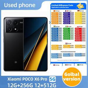 Xiaomi POCO X6 Pro 5g 안드로이드 스마트폰 CPU 크기 8300-Ultra 6.67인치 화면 256GB ROM 64MP 카메라 원
