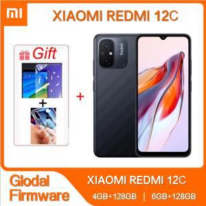 기존 Xiaomi Redmi 12C 6GB 128GB 5000mAh 대용량 배터리 Helio G85 Octa Core 50MP 6.71 ''4G 휴대 전화