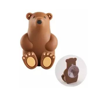 TBZ 귀여운 북극곰 칫솔걸이 다용도 소품걸이 깔끔한칫솔홀더 다용도걸이 귀여운칫솔걸이