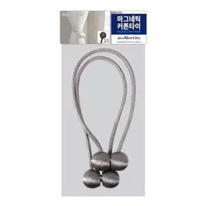 [콩심팥심]자석 커튼 묶음 세트 2개입