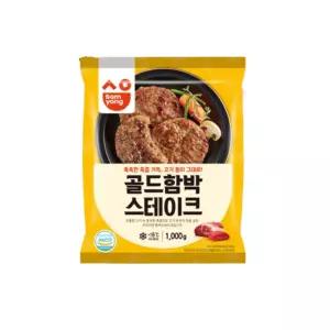 정직한밥상 골드함박스테이크 1kg+1kg