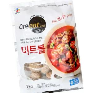 크레잇 미트볼 New 24gx4입 1kgx10 미트볼 냉동 간편식