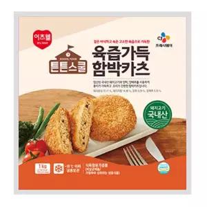튼튼스쿨 육즙가득 함박카츠 1box (1kg x 8개)