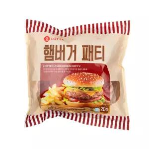 롯데 햄버거 패티 1100g x 6개입 (박스)