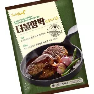 삼양 더블 함박 스테이크 1KG 10입 패티