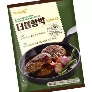 삼양 더블함박스테이크 1kg 5개 패티