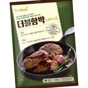 삼양 더블 함박 스테이크 1kg 10봉 냉동