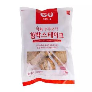 오뗄 규그릴 직화 후쿠오카 함박스테이크 1kg 국내산 돼지고기 냉동 간편식