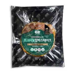 제주직배송 제주흑돼지 수제 함박스테이크 표고버섯 150g