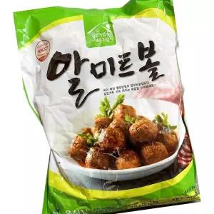 올찬 미트볼 알 1kg 냉동 완자 반찬 아이