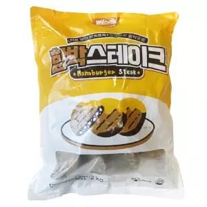 맘모스 함박스테이크 2kg(100gx20개입) 두툼한 떡갈비