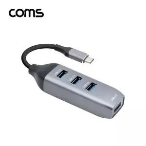 [에이치플러스몰]TBZ Coms USB 3.1 (Type C) 허브 컨버터 OTG USB 3.0 4포트 FW240 연결허브