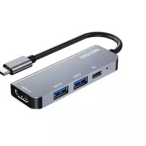 C타입 HDMI USB 4 in 1 멀티 허브 4K 30Hz 고화질 87W 고출력 충전