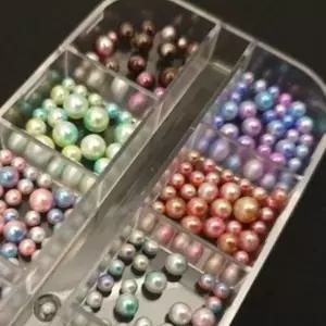 [하프클럽/]네일재료 진주파츠 레진아트 믹스펄 12가지 대용량