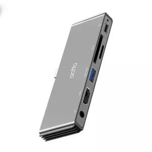 [골드스마일]TBZ 엑토 6in1 C타입 PD HDMI 카드리더 멀티 허브 CRH-26