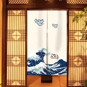 [콩심팥심]WL 레이지 일본 노렌 가림막커튼 주문제작(85cmx180cm) 공간분리커튼
