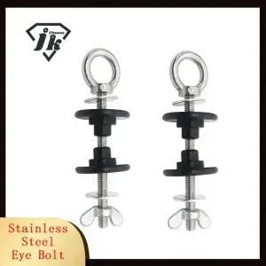 2PCS 스테인레스 스틸 볼트 헤비 듀티 저항 밴드 앵커(엑스트라 롱 너트 ) 설치가 용이한 장비
